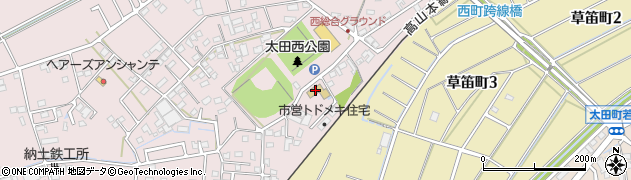 美濃加茂市役所　太田第二保育園周辺の地図