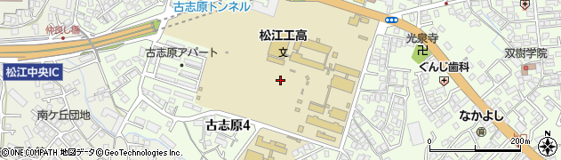 島根県立松江工業高等学校周辺の地図