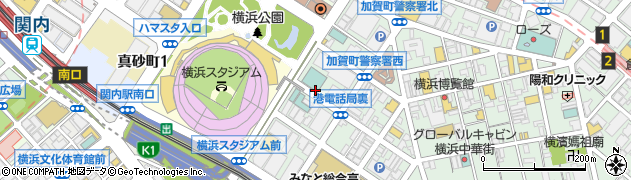 ダイワロイネットホテル横浜公園駐車場(1)【機械式/普通車】【ご利用時間：7:00～21:00】周辺の地図
