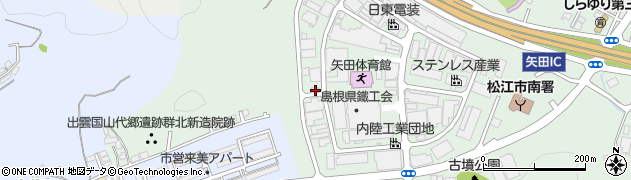 島根県松江市矢田町250周辺の地図