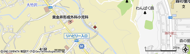神奈川県厚木市七沢820周辺の地図