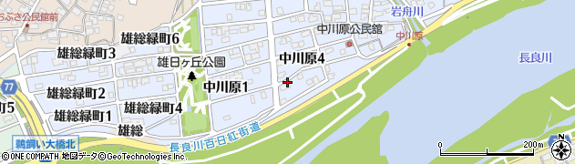 岐阜県岐阜市中川原周辺の地図