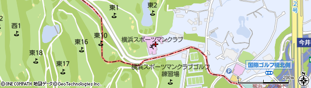 横浜スポーツマンクラブフットスクエア横浜周辺の地図