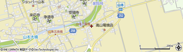 滋賀県長浜市湖北町山本1248周辺の地図
