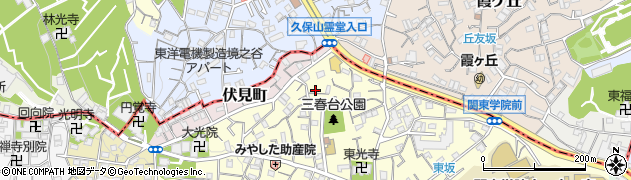 神奈川県横浜市南区三春台99周辺の地図