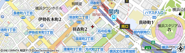 中国長寿気功整体院横浜関内センター周辺の地図