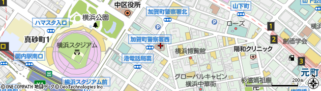 加賀町警察署周辺の地図
