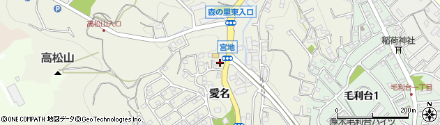 神奈川県厚木市愛名382周辺の地図