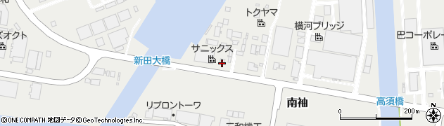 株式会社サニックス　袖ヶ浦工場周辺の地図