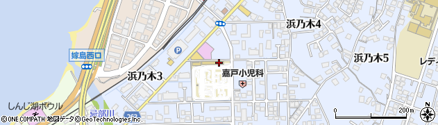 松江浜乃木自動車教習所周辺の地図