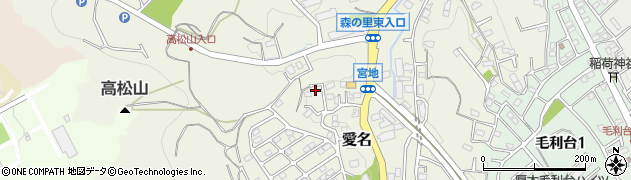 神奈川県厚木市愛名387周辺の地図