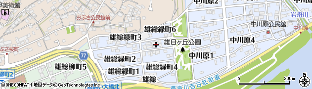 岐阜県岐阜市雄総緑町5丁目周辺の地図