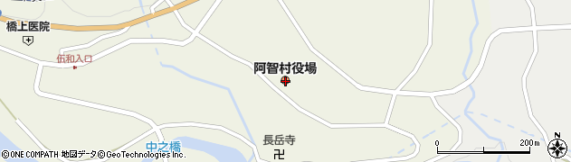 長野県下伊那郡阿智村周辺の地図