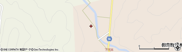兵庫県豊岡市但東町河本79周辺の地図