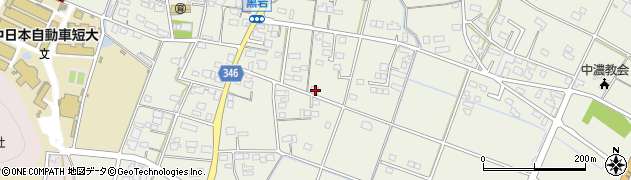 岐阜県加茂郡坂祝町黒岩348周辺の地図