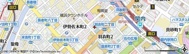 パークネット横浜関内周辺の地図