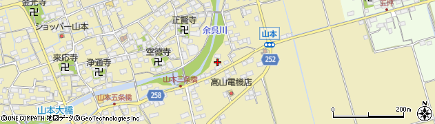 滋賀県長浜市湖北町山本1232周辺の地図