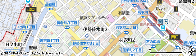 神奈川県横浜市中区伊勢佐木町2丁目周辺の地図