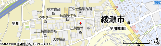 株式会社三興段ボール　発送業務部周辺の地図