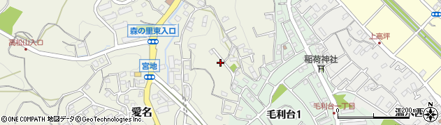神奈川県厚木市愛名1200周辺の地図