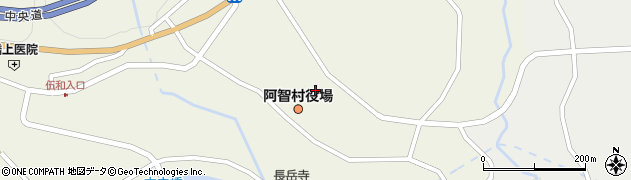 阿智村社協指定介護支援事業所周辺の地図
