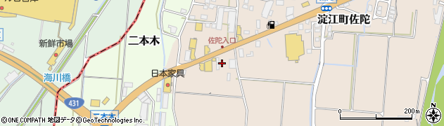 鳥取県米子市淀江町佐陀654周辺の地図