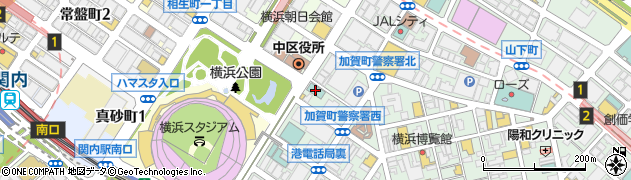 ファミリーマート横浜公園前店周辺の地図
