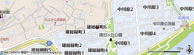 岐阜県岐阜市雄総緑町6丁目周辺の地図