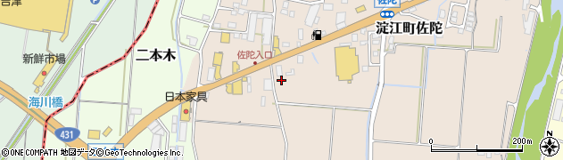鳥取県米子市淀江町佐陀701-6周辺の地図