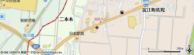 鳥取県米子市淀江町佐陀683周辺の地図