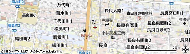 岐阜県岐阜市長良福光2650周辺の地図