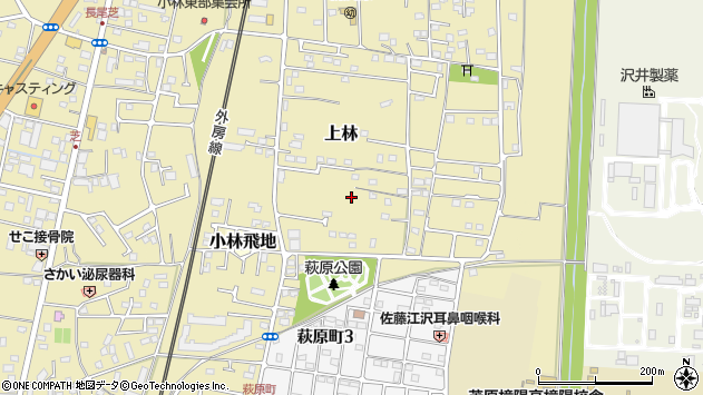 〒297-0019 千葉県茂原市上林の地図