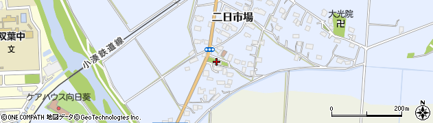 千葉県市原市二日市場602周辺の地図