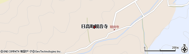 兵庫県豊岡市日高町観音寺周辺の地図