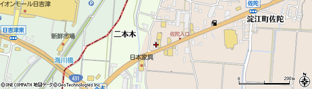 鳥取県米子市淀江町佐陀1922周辺の地図