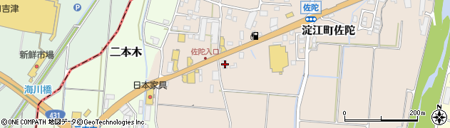 鳥取県米子市淀江町佐陀700周辺の地図