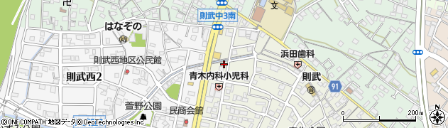 岐阜環状線周辺の地図