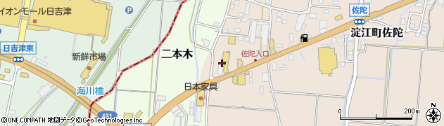 鳥取県米子市淀江町佐陀1923周辺の地図