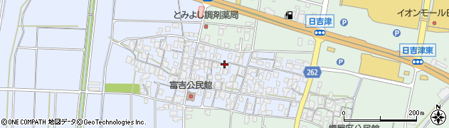 鳥取県西伯郡日吉津村富吉周辺の地図