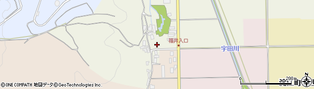鳥取県米子市淀江町福井周辺の地図