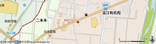 鳥取県米子市淀江町佐陀698周辺の地図