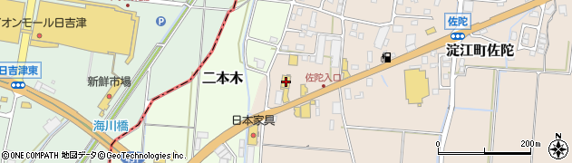 鳥取県米子市淀江町佐陀672周辺の地図