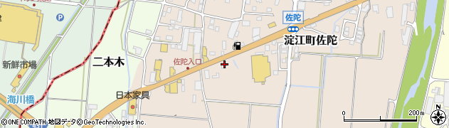 鳥取県米子市淀江町佐陀702-1周辺の地図
