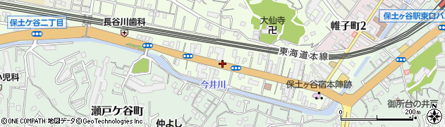 神奈川県横浜市保土ケ谷区保土ケ谷町周辺の地図