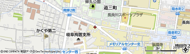 岐阜県岐阜市長良福光2512周辺の地図