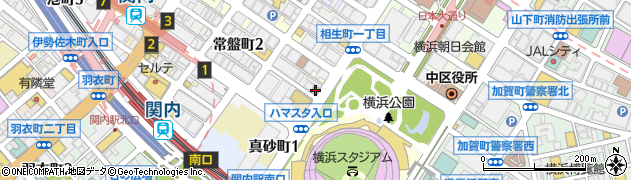 ファミリーマート横浜スタジアム前店周辺の地図