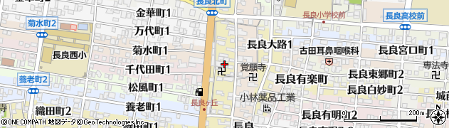 岐阜県岐阜市長良福光2654周辺の地図