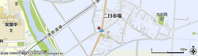千葉県市原市二日市場662周辺の地図