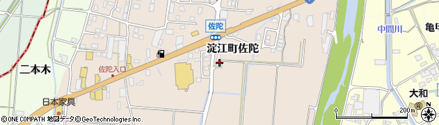 鳥取県米子市淀江町佐陀842周辺の地図