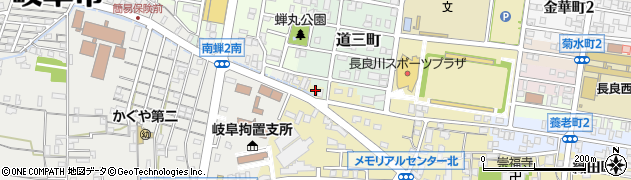 岐阜県岐阜市長良福光2506周辺の地図